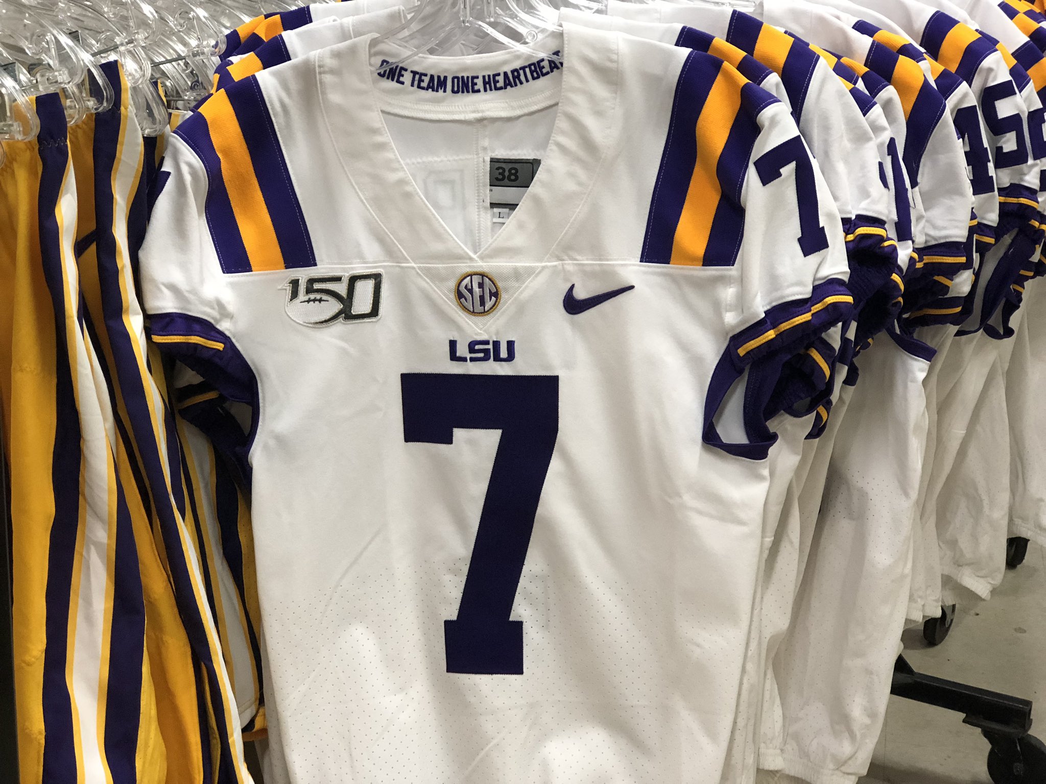 150 on lsu jersey