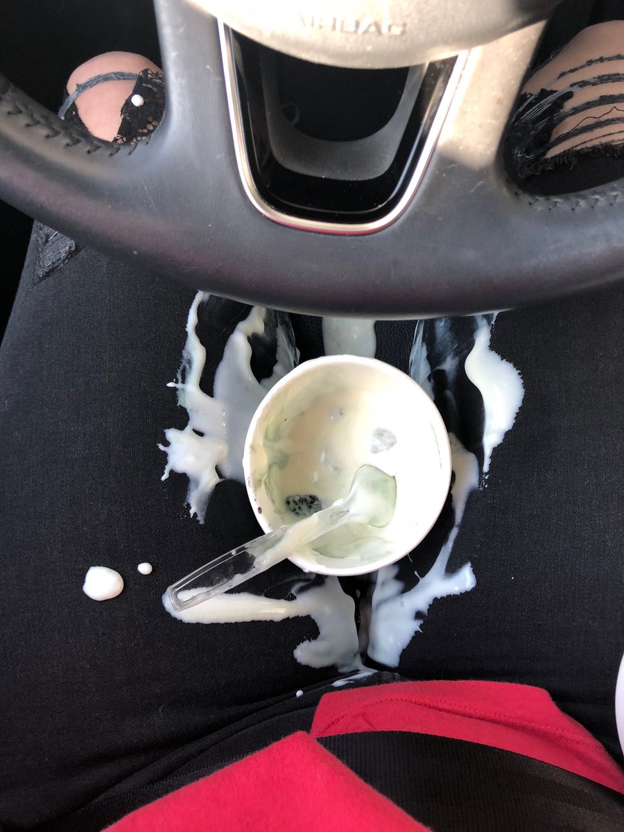 chelseaperetti's tweet photo. the worst thing i spilled in the car was yogurt https://t.co/Mu1aP7COkY