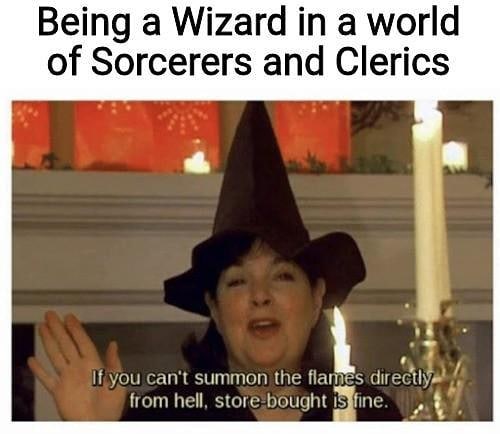 skullsplitterga's tweet photo. Being a wizard in a world of Sorcerers and Clerics 😂🔥🧙‍♂️ https://t.co/HYAqF7JTMw