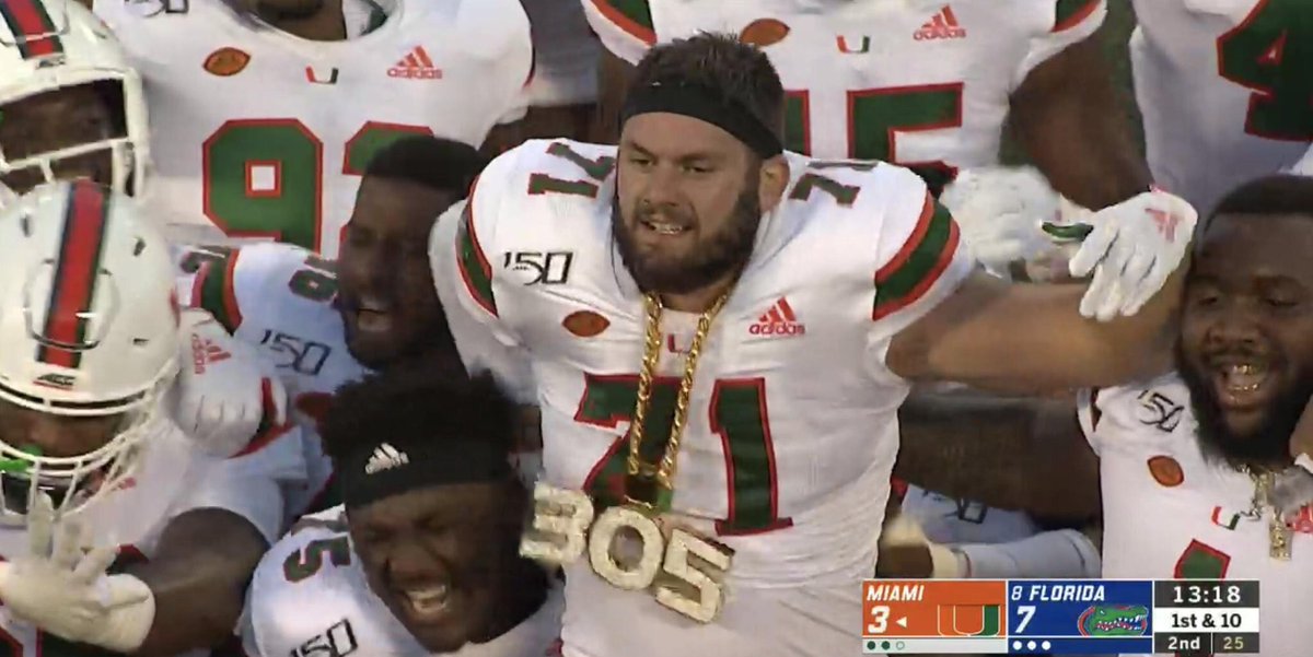 COED's tweet image. Now we can OFFICIALLY say that football is BACK! #Turnoverchain #MIAvsFLA