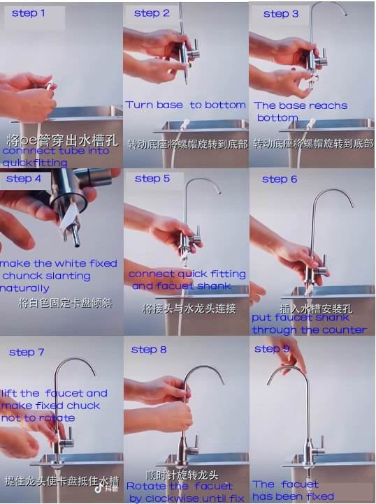Amazing faucet for reverse osmosis system, No need plumber and specialist.