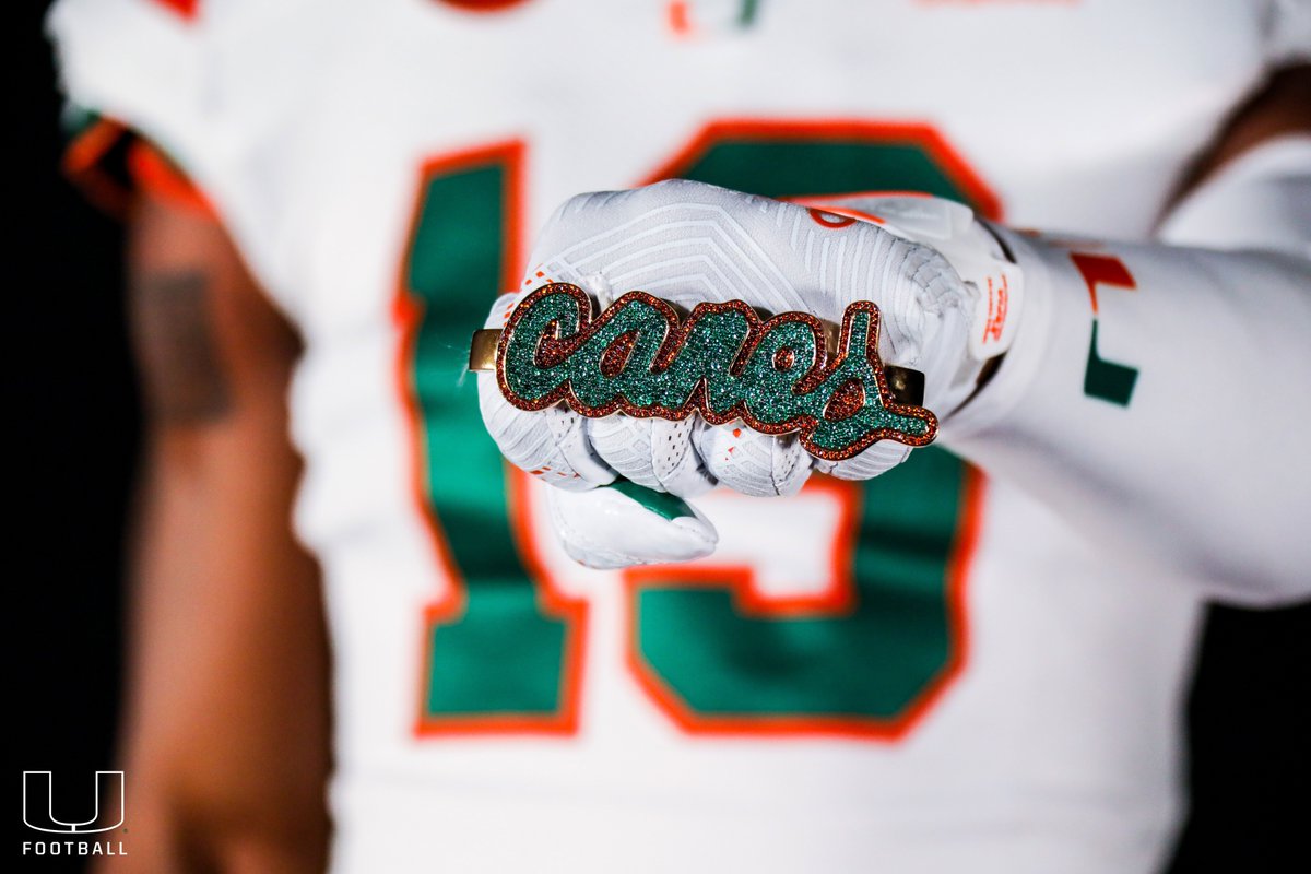 CanesFootball's tweet photo. Score a touchdown, wear the Touchdown Rings. https://t.co/n5I2luNAKh