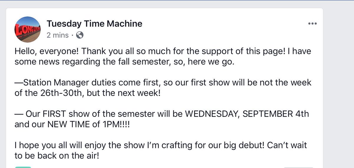 TuesdayCap's tweet image. Some big things are happening on September the 4th at ONE PM. Read below about the return of @iushorizonradio’s craziest music show!