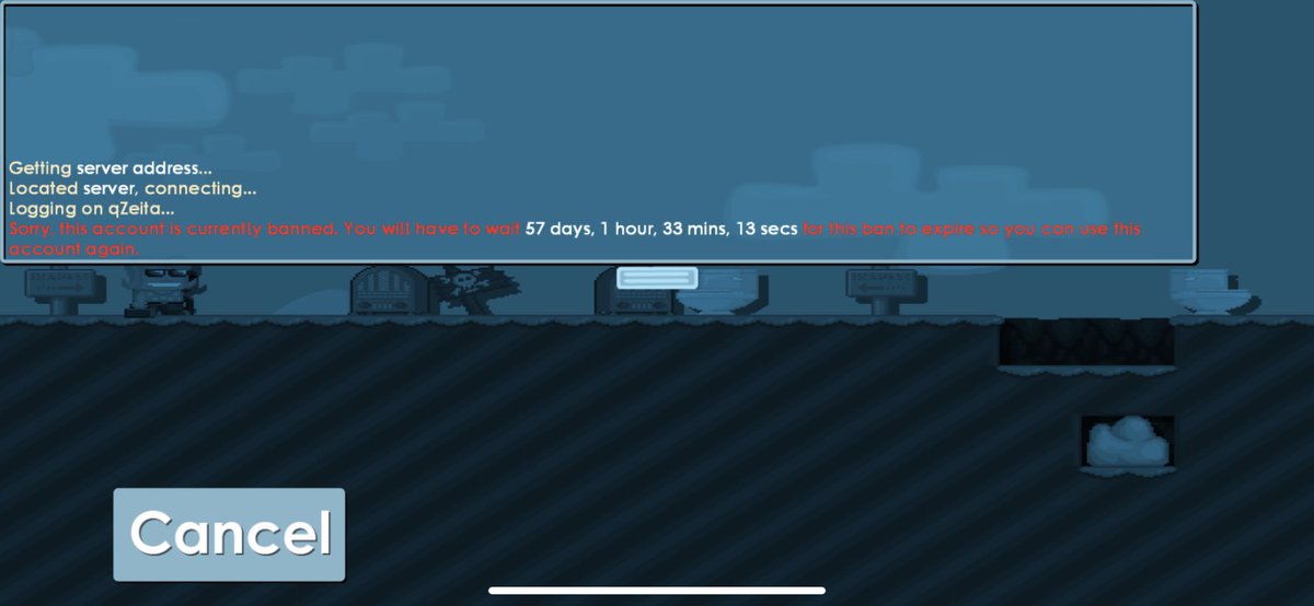 QZeita's tweet photo. @growtopiagame hello growtopia, a few days ago I got banned on my account qZeita. I got banned because of a glitch. https://t.co/CqoRDx87fB