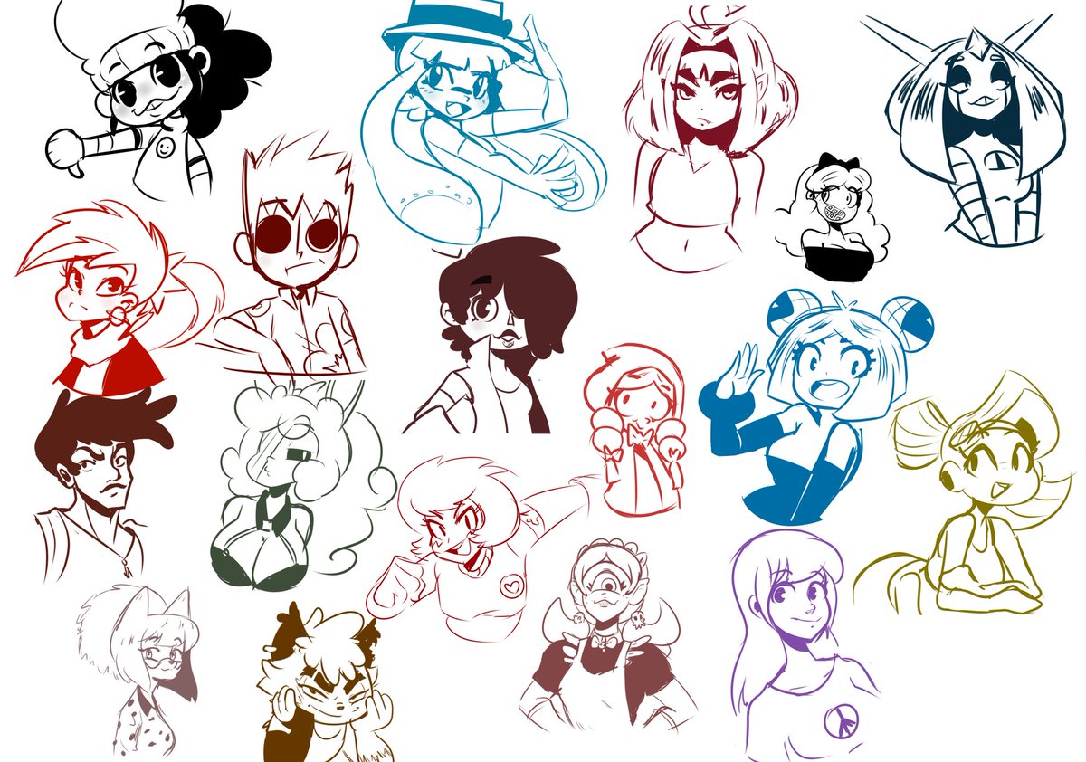 YALL THOUGHT I WAS KIDDING??? sorry if I missed some but I love them all~ <3 