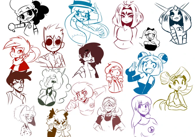 YALL THOUGHT I WAS KIDDING??? sorry if I missed some but I love them all~ &lt;3 