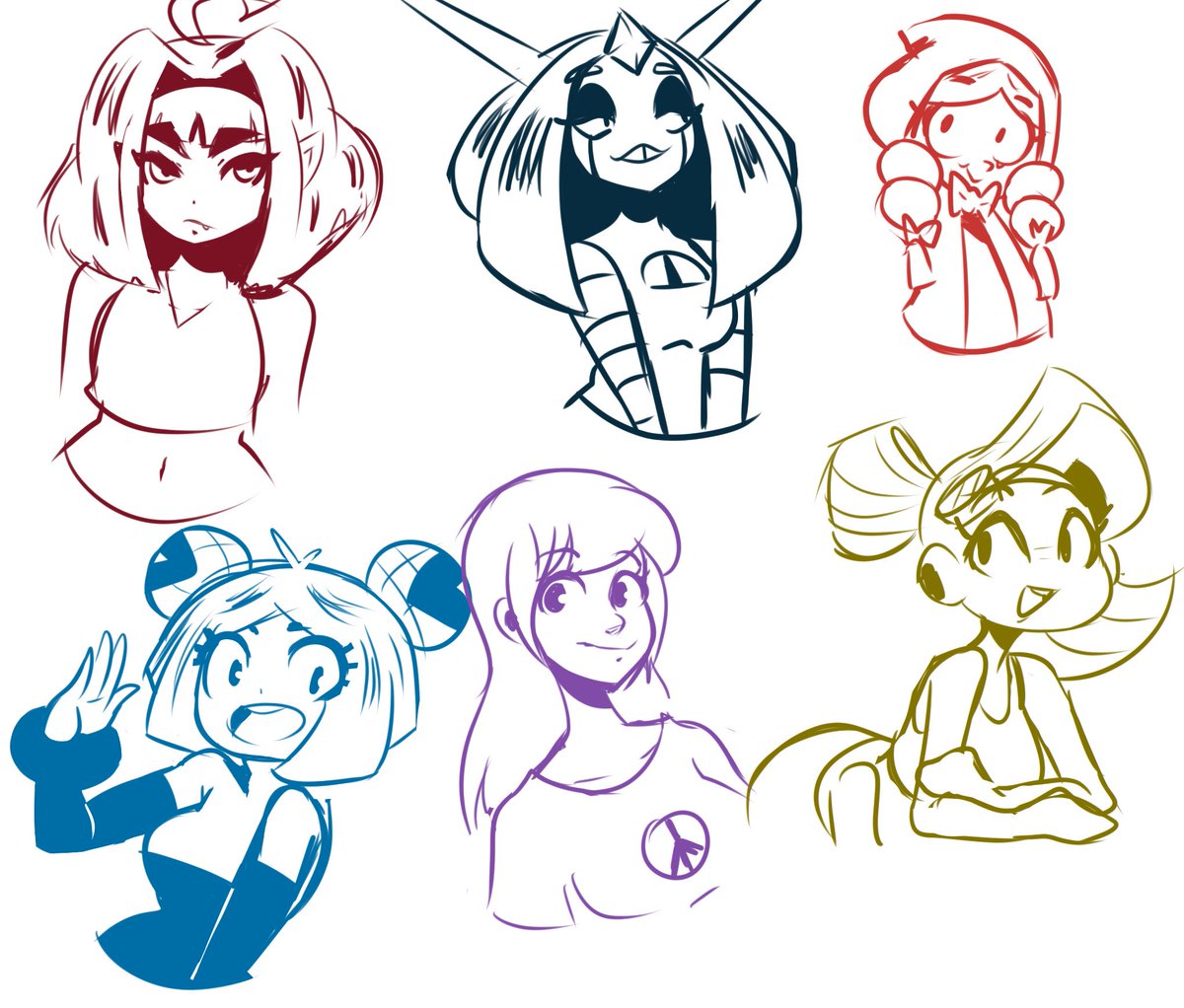 YALL THOUGHT I WAS KIDDING??? sorry if I missed some but I love them all~ <3 