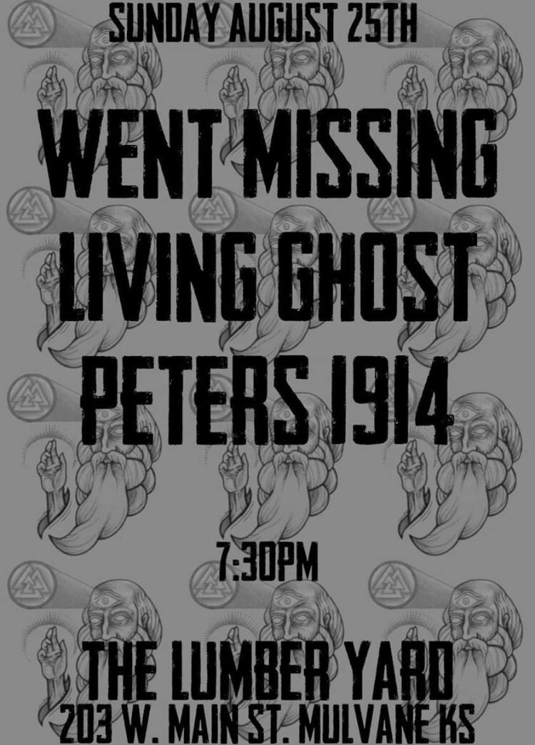 Tomorrow! Come check out these three sick bands at a sick diy spot. The address on the flyer is wrong though, see you at 203 w Mulvane St!