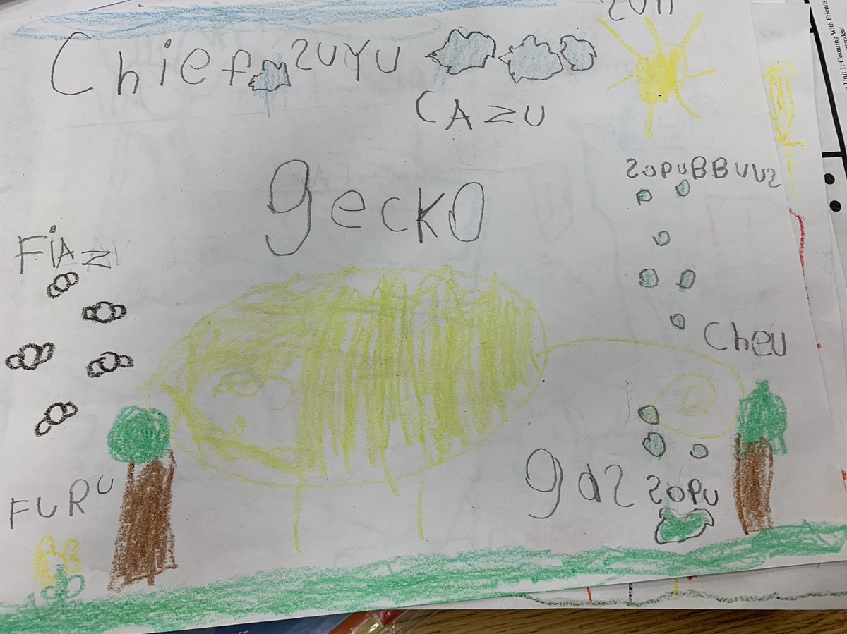 LGE__HCS's tweet photo. Impressed with this kindergarten writing. Some students are already writing sentences!! @amy_nation1999 has high expectations and her students always rise to the occasion. #expectexceptionalhcs #expectwriters #kindergartencan https://t.co/uPJMAOQv2Y