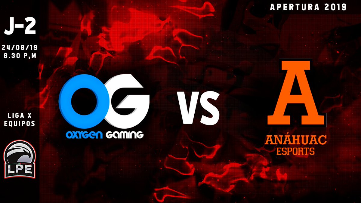 #Jornada2LPE

Cerramos la Jornada dos con un gran encuentro

<a href="/GamingOxygen/">Oxygen Gaming</a>
vs 
<a href="/AnahuacCR/">Anáhuac Clash Royale</a>

Lo podrás disfrutar a través de:
<a href="/SlayerDarkness1/">Slayer Darkness</a>
📺: twitch.tv/slayerdarkness1

#LPEMexico