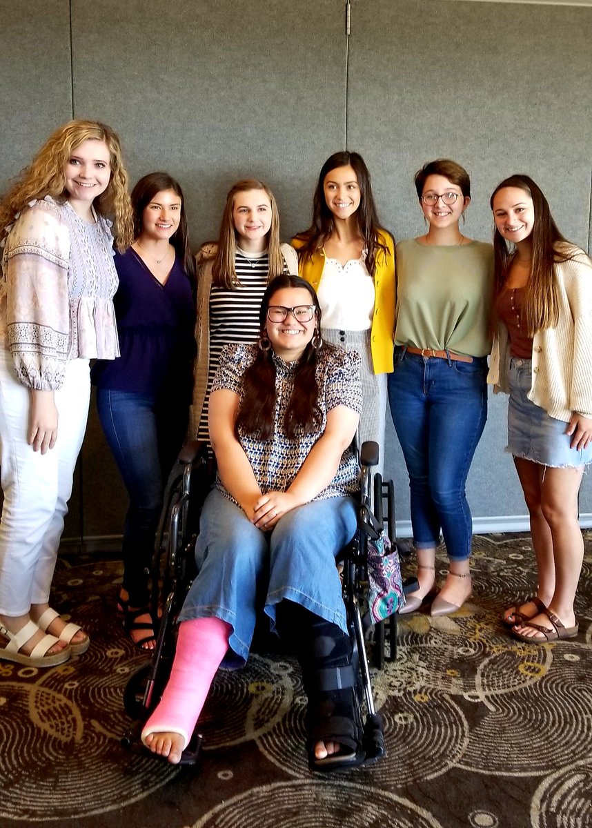 BarbourKelli's tweet photo. Our first IASC state board meeting in Springfield. @h_shea_13 and I are excited to be Triad's first ever state board members. #triadproud ❤🖤
#StuCo2020 #leadershipgoals #girlpower ♀️💪 https://t.co/GUyTqnqbiA