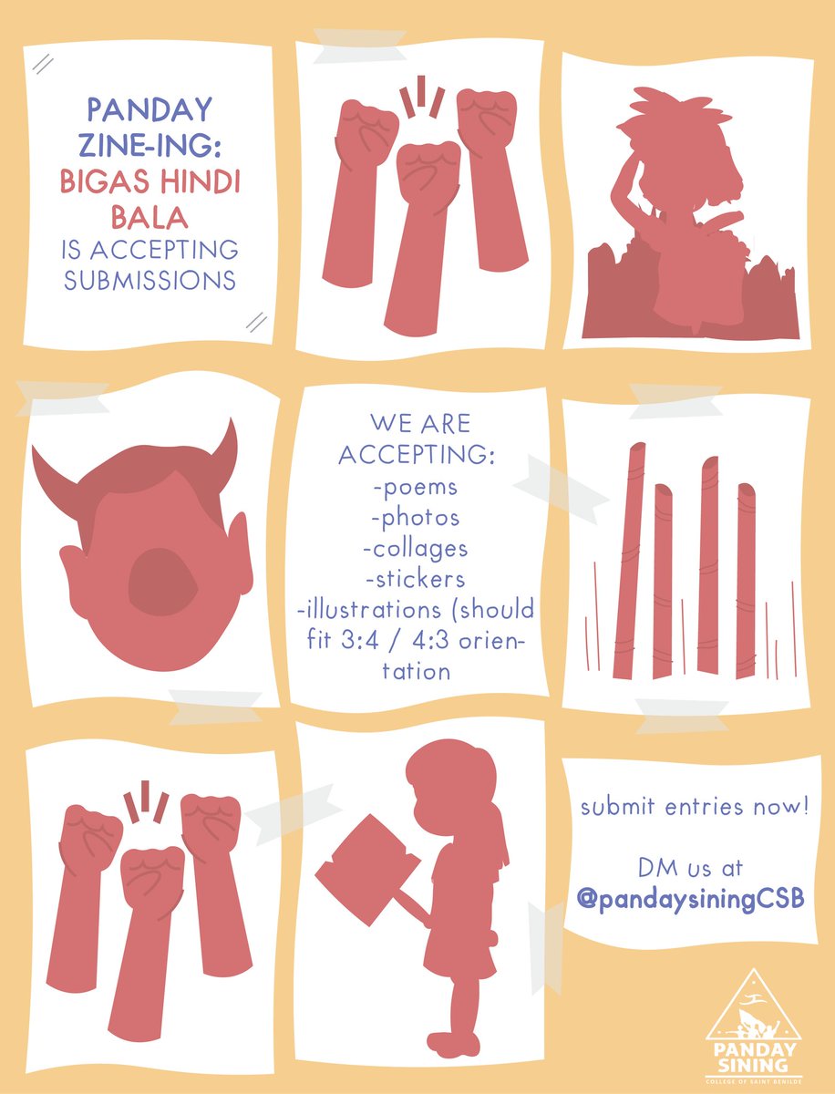 PSMalate's tweet image. We are calling for all VISUAL ARTISTS, POETS, WRITERS, and the like to contribute to Panday ZINE-ing: Bigas Hindi Bala, a compilation of writings and artworks aiming to resound the rallying cry of the people in Negros to #StopTheKillings and #StopTheAttacks.