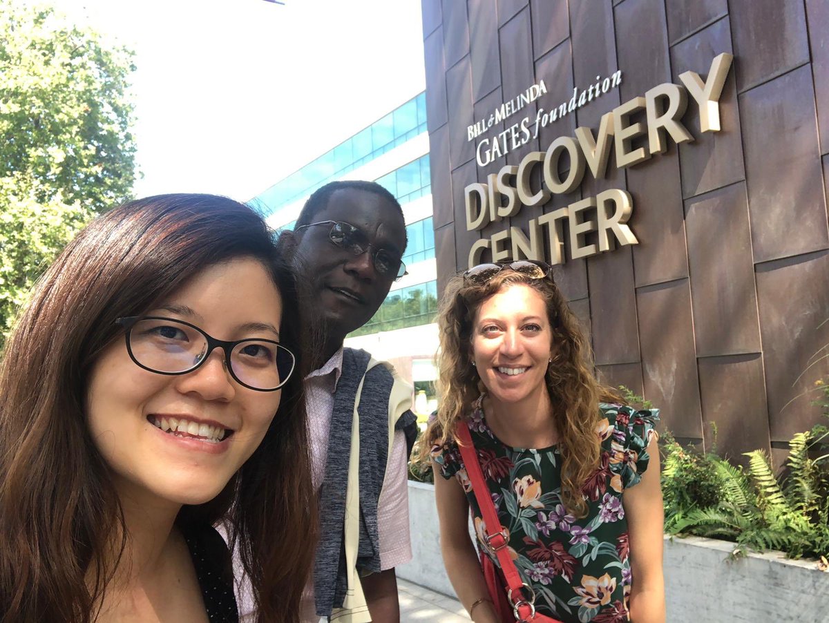 JennyDuBell's tweet photo. Feeling inspired today at the Gates Foundation Discovery Center - one of IDRI’s major funders. How do you make our world a better place? #RTCFellows @IDRItweets @KobinaNfanti @pinkblueskies https://t.co/3Z73H8fAR5
