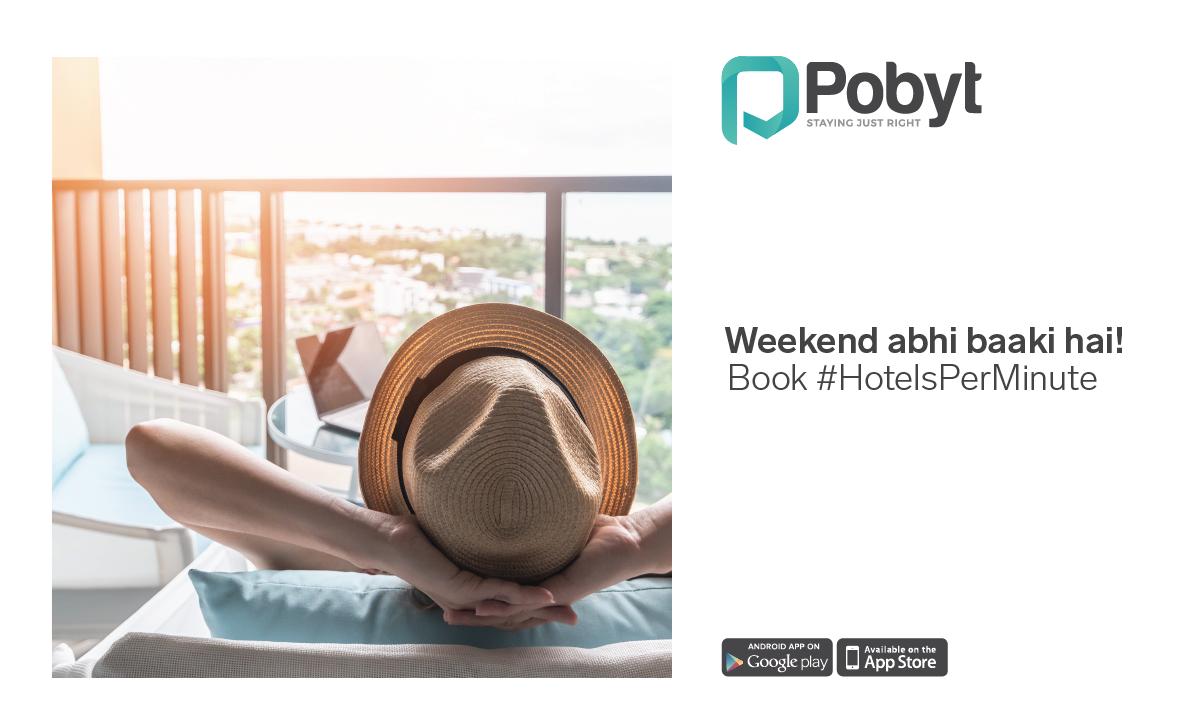 Pobytapp's tweet photo. The weekend isn't over, so why should the fun? Book #HotelsPerMinute with Pobyt and get exciting offers! 
Download the Pobyt app: https://t.co/IXbf0g4lsR 
https://t.co/xUaWsuqpsC for more 
#Hyderabad #Bangalore #Tirupati #Vijayawada #Vizag https://t.co/ZqilMEK98A