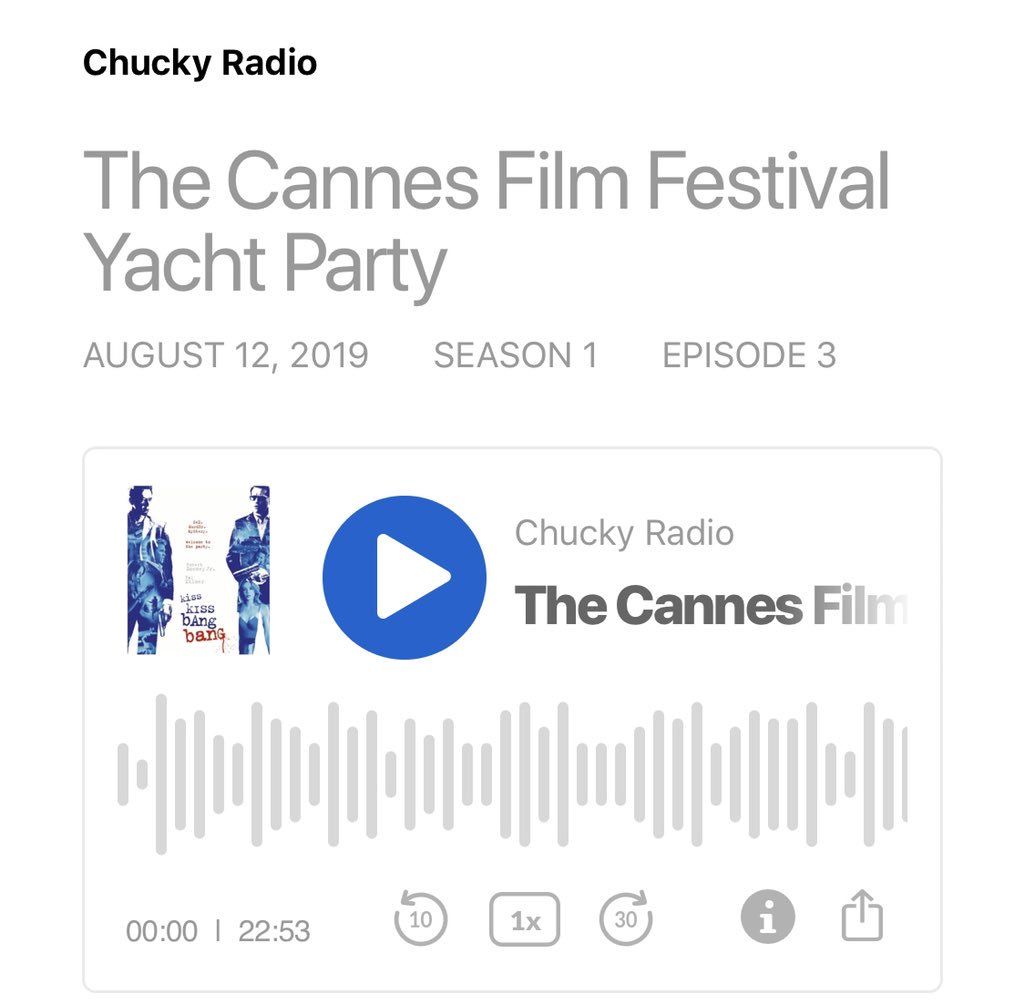CA3Media's tweet photo. Episode 3 is still my favorite!
https://t.co/acmxvAn0cW

#ChuckyRadio #AustinTX #podcasts #podcaster #storytelling #SarahSharp #ShaneBlack #RobertDowneyJr #JoelSilver #PaulAllen #KidRock #ParisHilton #OctopusYacht #CannesFilmFestival #SXSWFilm #AustinFilmFestival  #DropDeadSexy https://t.co/Hao8nzwAl1