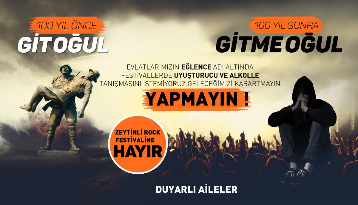 ihhkonyasube's tweet photo. Yüzbinlerce genç bu festival vesilesi ile içki, uyuşturucu ve fuhuşla buluşuyor
Balıkesirliler bu festivalin iptal edilmesi için kamuoyu oluşturmaya çalışıyorlar
Facebook'da, Tiwitir'da destek olursanız umarız hayra vesile oluruz
Destek lütfen https://t.co/UcD2q4hHY6
