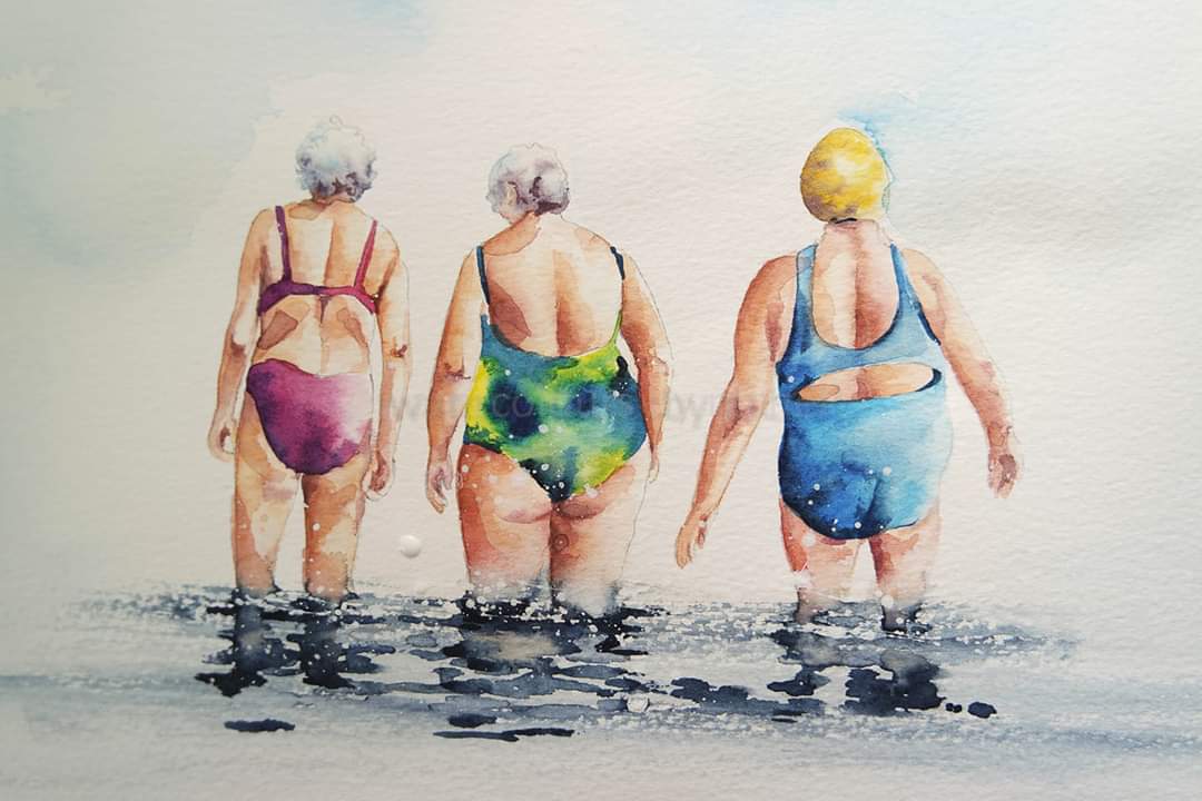 Elidanza's tweet photo. 3 good friends went for a swim...
Happy Bank Holiday Weekend x

#watercolor #swimming #seascape #beaches #sunshine #beachdaysarethebestdays #BankHolidayWeekend
#summer #summertime #BigArtBoost #thedailysketch #watercolourpainting #brightcoloursmakemehappy #sea #figures #friends https://t.co/vFdVBKJEiR