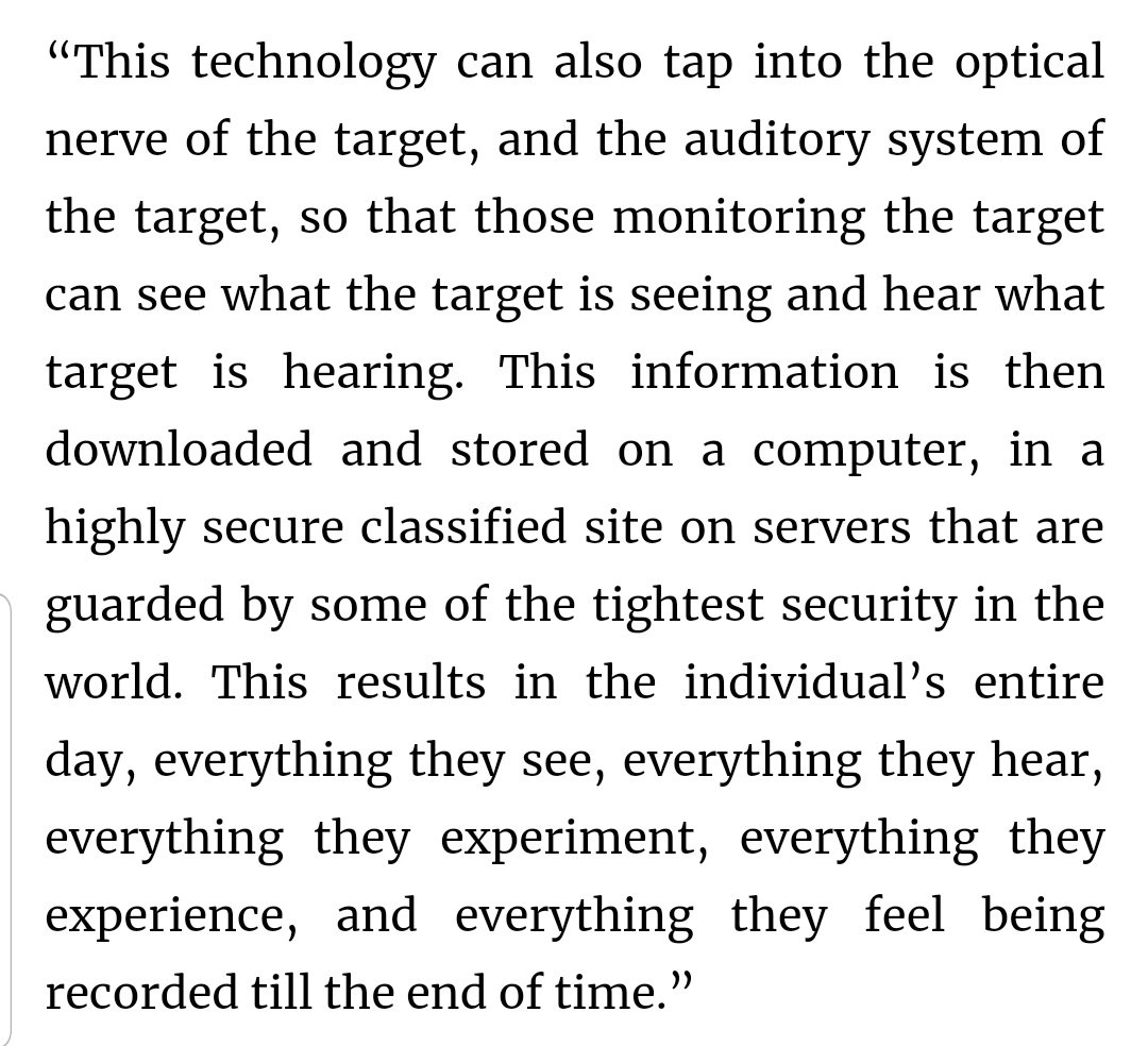  #PsychotronicWeapons  #TargetedIndividuals  #MindControl  https://www.google.com/amp/s/youarenotmybigbrother.blog/2017/10/01/total-individual-control-technology-your-dna/amp/