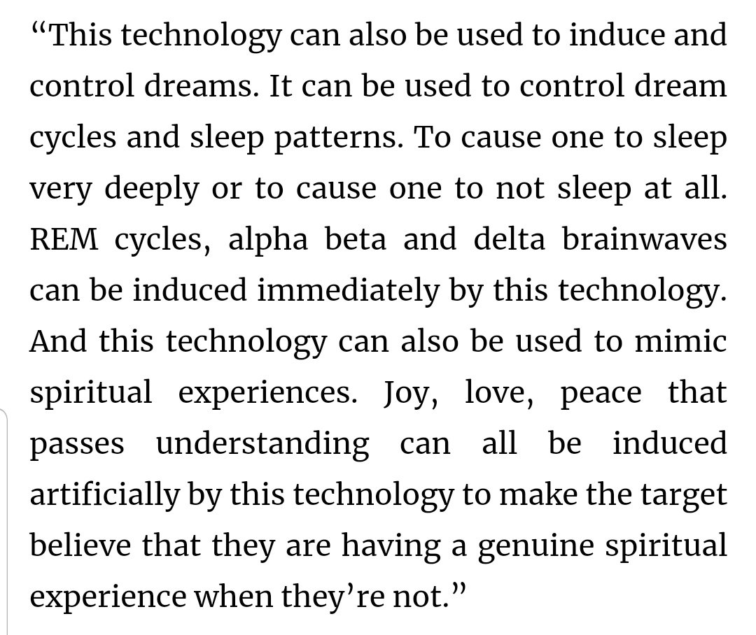  #PsychotronicWeapons  #TargetedIndividuals  #MindControl  https://www.google.com/amp/s/youarenotmybigbrother.blog/2017/10/01/total-individual-control-technology-your-dna/amp/