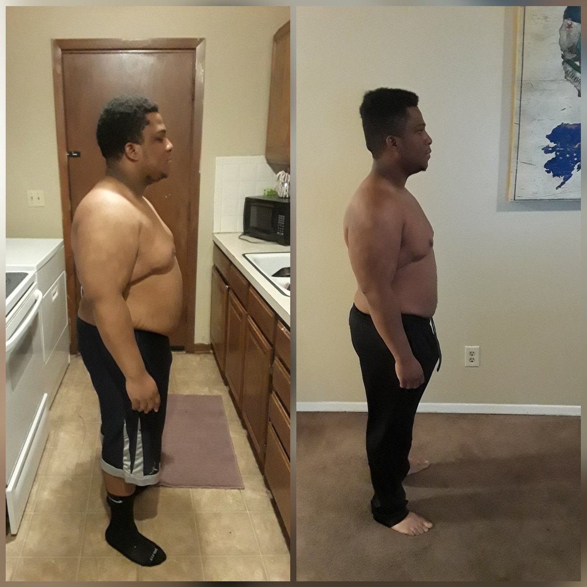 EdwinThompson94's tweet photo. This progress so far is from January 15th to August 20 is when I took this photo. #Life #faith #fitnessaddict #healthylifestyle #motivation #fitnessmotivation #weightloss #determination #stillworkingonit #myownskin #weightloss #weightlosstransformation #comfortzone #confidence https://t.co/rlR1ljnfEi