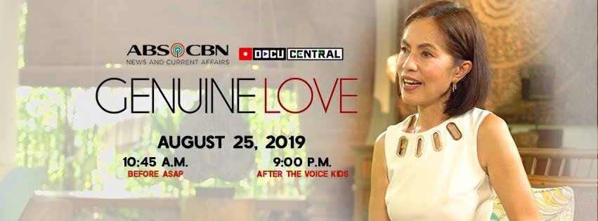nofilterabscbn's tweet photo. TUTUKAN ang pagbabalik-tanaw sa buhay ng isang kahanga-hangang babae na handang harapin ang anumang pagsubok para makatulong sa ating mga kababayan.

#GenuineLove, isang dokumentaryo sa buhay ni Ms. @iamGinaLopez 

#MaramingSalamatGinaLopez https://t.co/EAefD3pN4d