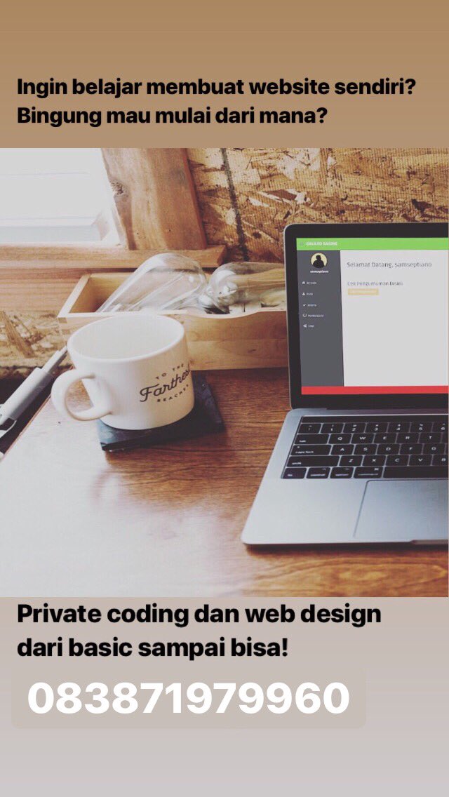 samseptiano's tweet photo. #freelance #Website #buatwebsite #buataplikasi #jasabuatweb #teknologi #private #coding #software #android #ios #pemrograman #freelancer https://t.co/CQyZAIRbJJ