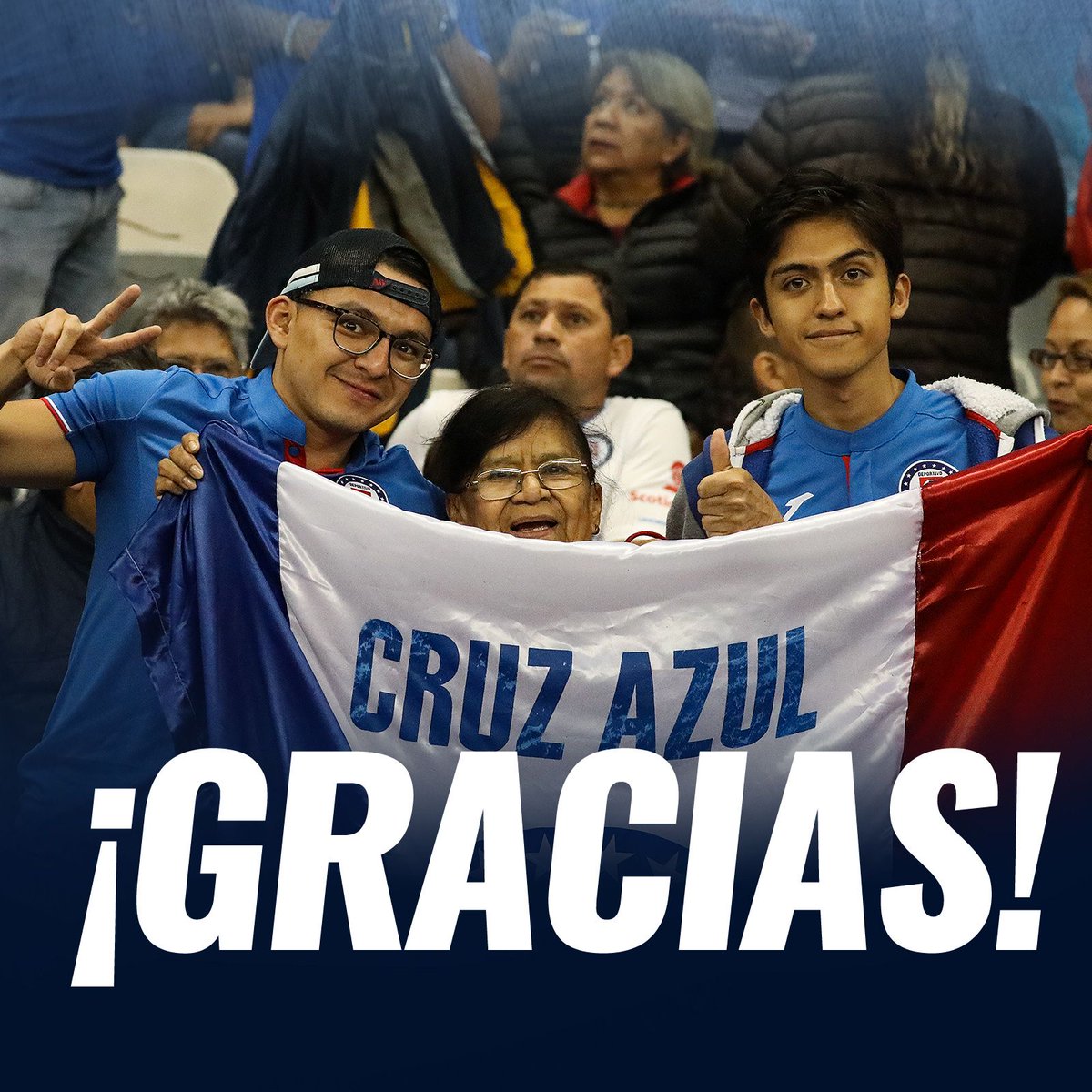 CruzAzul's tweet photo. ¡Gracias, afición!
#ConstruyendoLa9loria https://t.co/gdvwMRGq6o