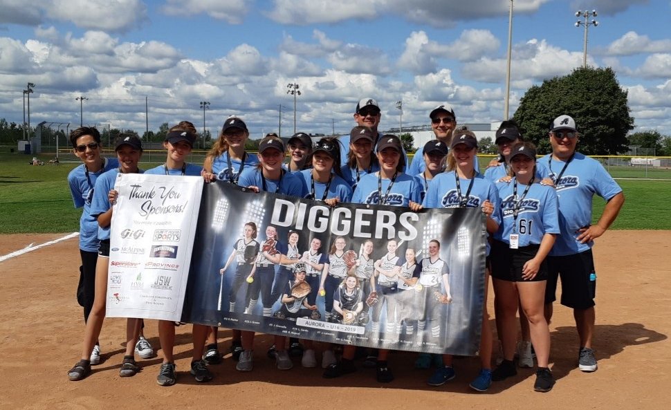 Can you dig it? We finished up 4-0 after the round robin at <a href="/ECSCsoftball/">Eastern Canadians Softball Championships 🥎</a> Eastern Canadian Championships! We captured 1st place in our pool and start the playoffs at 11am tomorrow morning. Go Diggers!!!