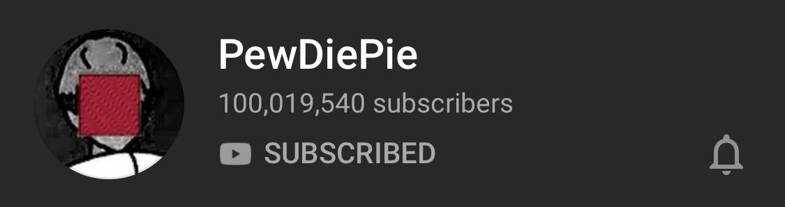 bigladmax's tweet photo. @pewdiepie congrats https://t.co/CwF5n5vyDy