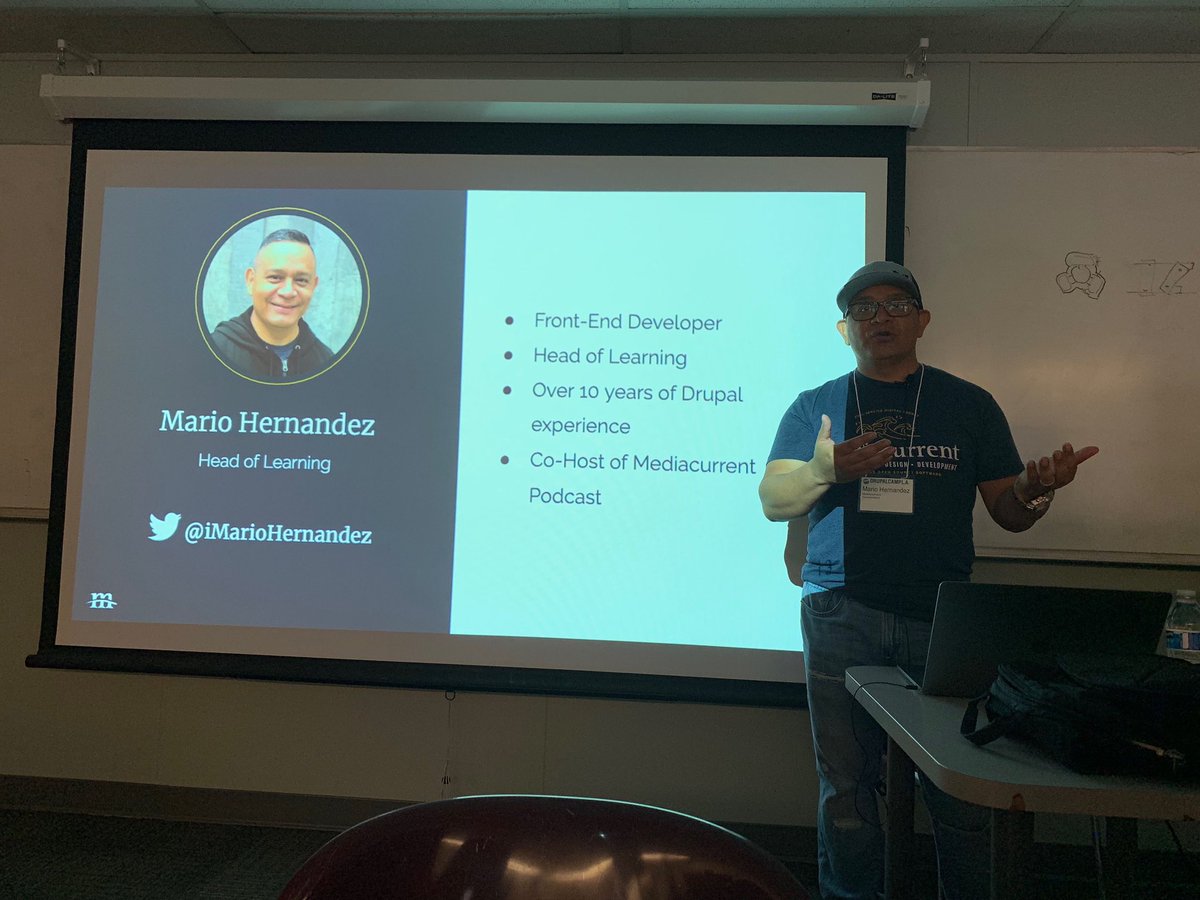 imariohernandez's tweet image. Busy but fun day at #DrupalCampLA