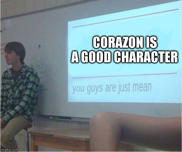 zels_sun's tweet photo. I found the template and I made this meme #oxventure #teamcorazon https://t.co/4u3NGNaQYX