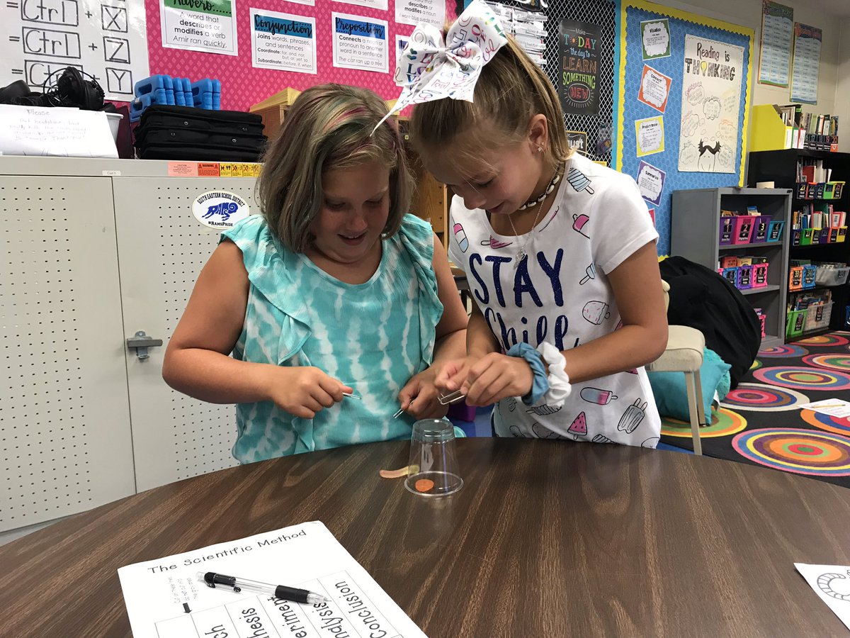 First STEM activity of the year. Can you save Fred? <a href="/FawnArea/">Fawn Area Elementary</a>