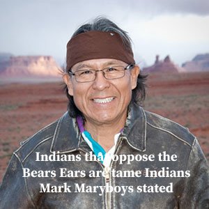 BearsEars16's tweet photo. Mark Maryboys being a racist biget. Not okay @DineBikeyah @savebearsears @JanaleeTobias https://t.co/lJVLrUBYFl