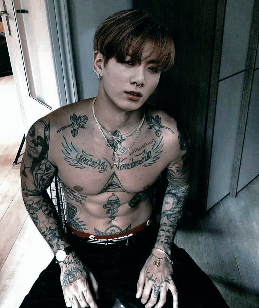 Тату BTS Тэхен