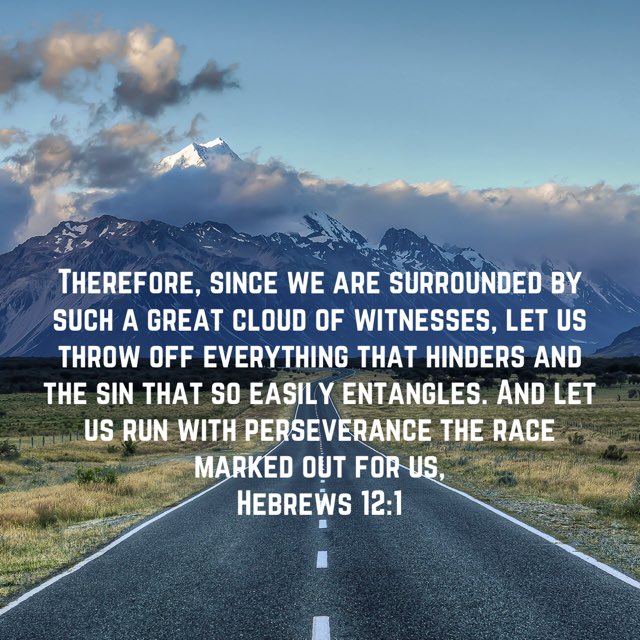 belmont_mandy's tweet photo. Hebrews 12:1 https://t.co/2LwJFzx9kE