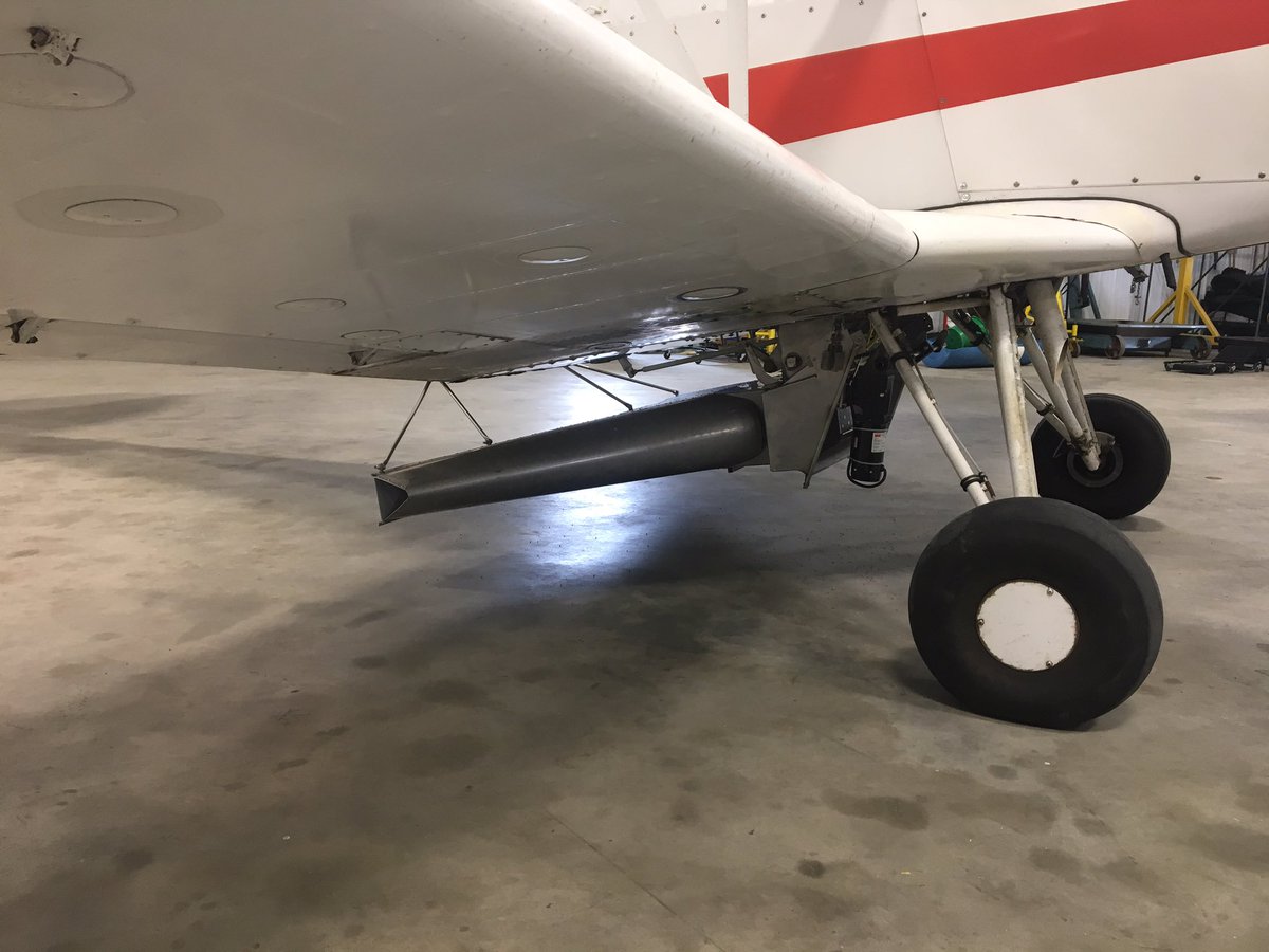 AircraftFlon's tweet photo. @Agpilot57 I couple pics of the finished product. We are excited to see it go to work! 

#Spray2019 #AvGeek #AME #PawneesAreCool https://t.co/A1fC8vJXrn