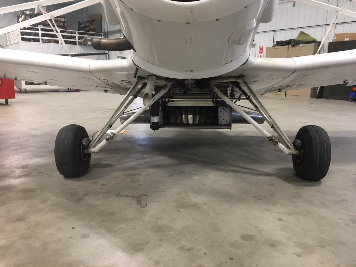 AircraftFlon's tweet photo. @Agpilot57 I couple pics of the finished product. We are excited to see it go to work! 

#Spray2019 #AvGeek #AME #PawneesAreCool https://t.co/A1fC8vJXrn