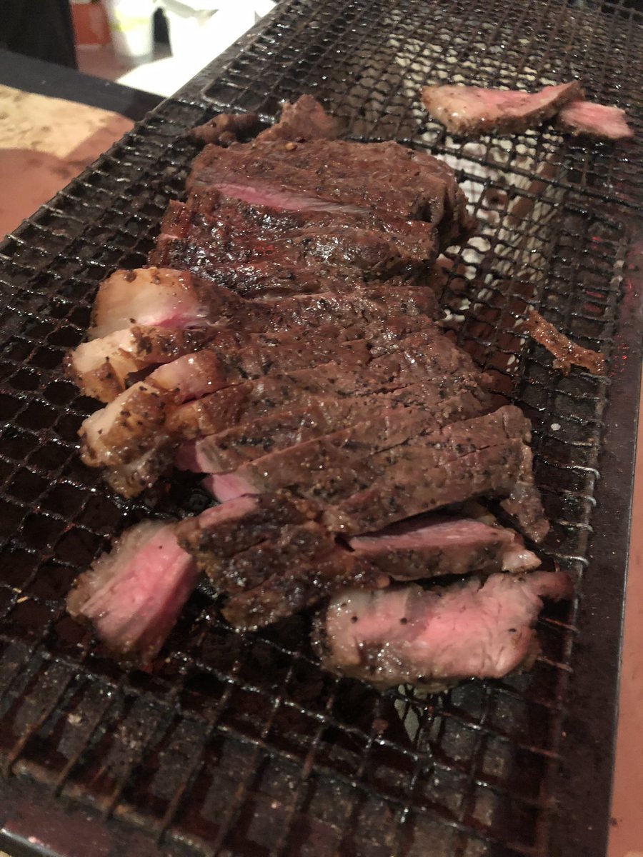 Taming flames at tonight’s Great Steakout and BBQ. #lafoodwine