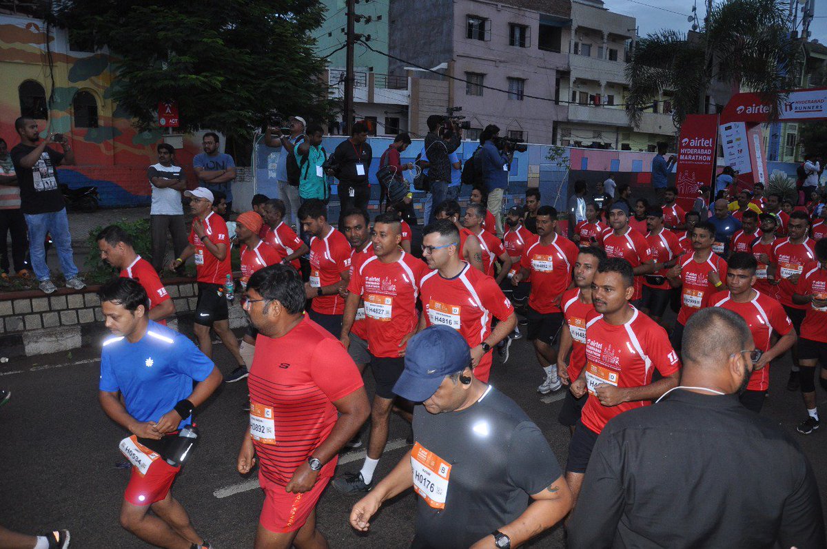Congratulations to all 96 IPS probationers of 71RR who participated and completed the Airtel Marathon today in Hyderabad within stipulated time. 
Special mention about 3 IPS probationers, Vijay Shankar, Vivek and Lakhan Yadav for having completed the full marathon of 42km.