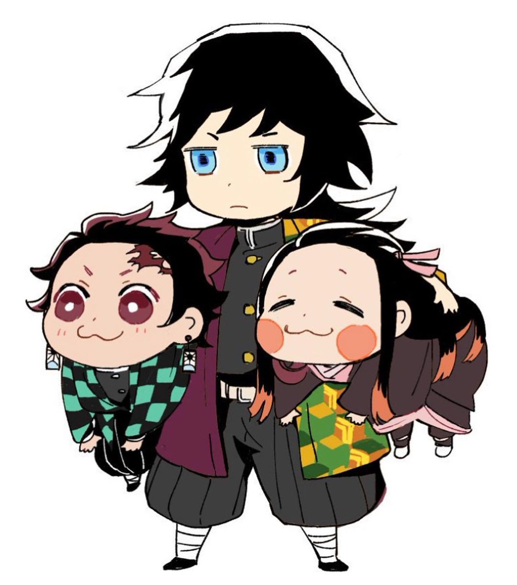めっちゃかわええ❤ #鬼滅の刃 #富岡義勇 #竈門炭治郎 #竈門禰豆子 #可愛い