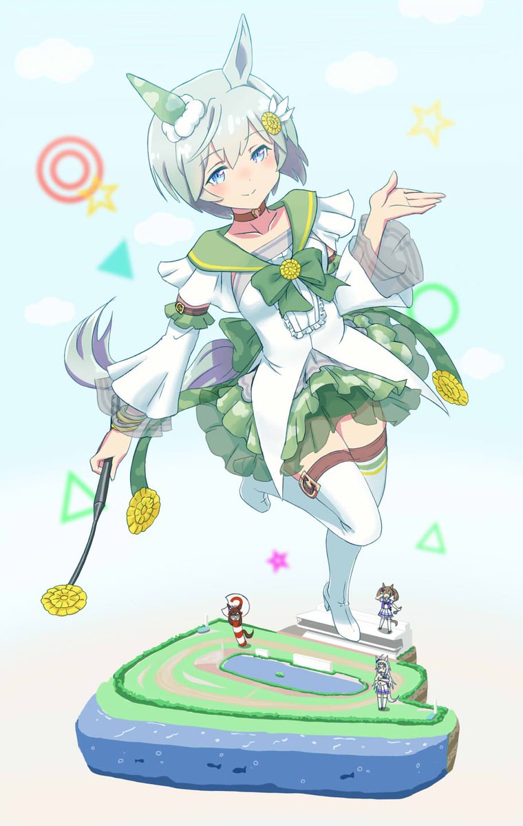 ウマ娘「そうだね
ウンスちゃんには魔法少女とか似合うんじゃないかな
#推しウマに絶対似合」|宇賀井 / Yuichi UGAIのイラスト