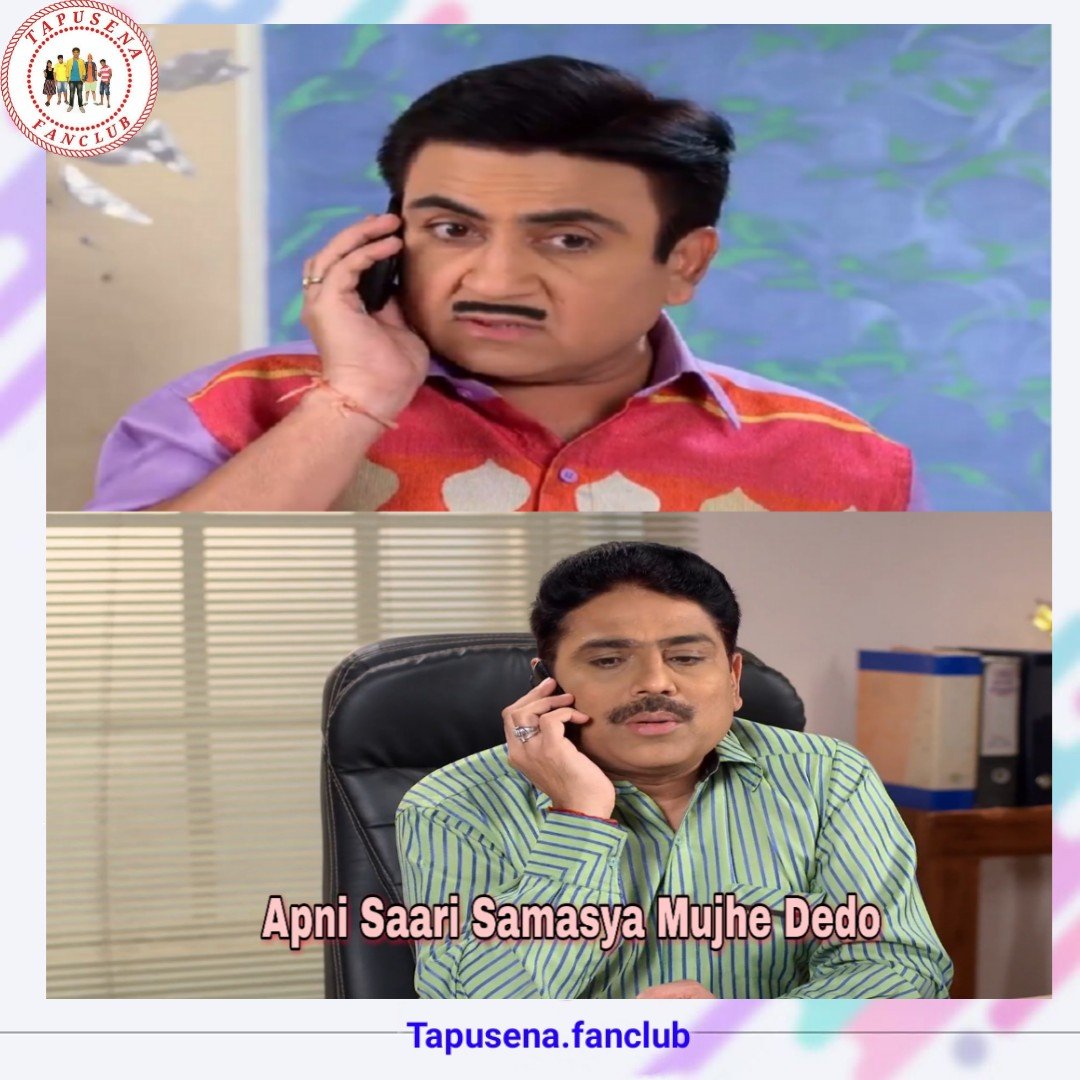 Tapusenafanclub's tweet photo. Everyone needs friend like #MehtaSahab.

#TSFC #TMKOC #TSFCfanclub https://t.co/aj1L54ETNA