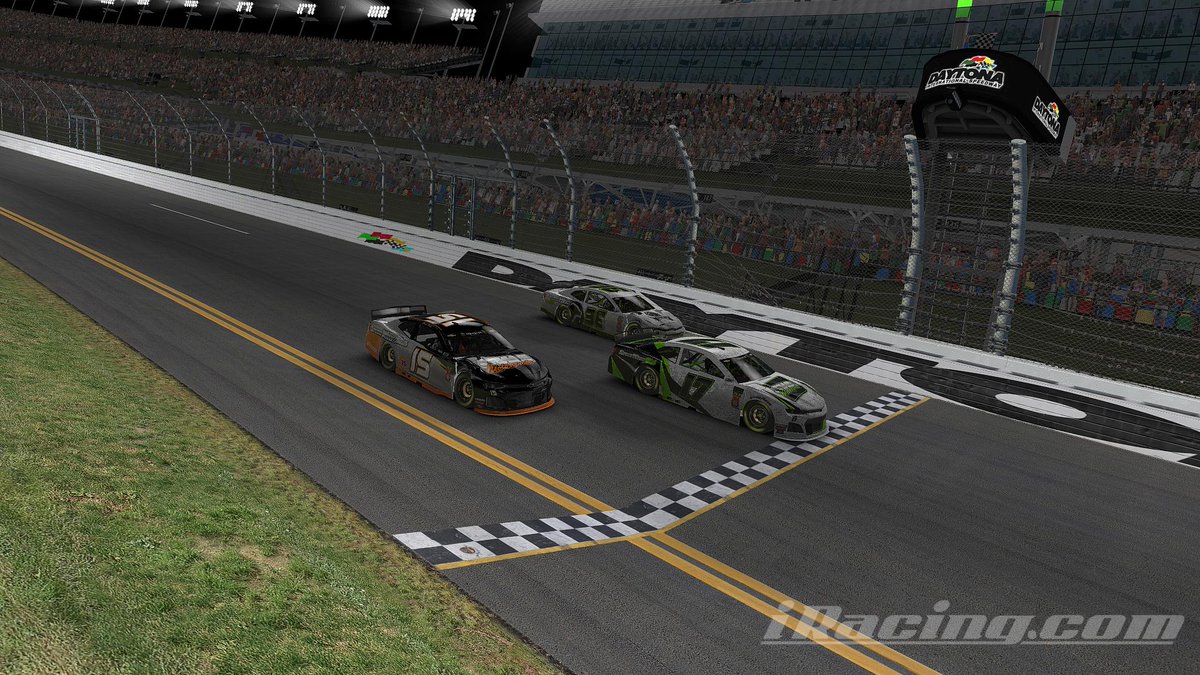 Jesse_Pierce17's tweet photo. Hell yeah! P1 baby! Thanks to @AlexWBell18 for the push to the checkered. Great start to the Outsider Racing League season for @SWAMotorsports with a 1-2 finish in the shootout! Now for the real thing next weekend! #MeierStrong https://t.co/4APpswgrDc