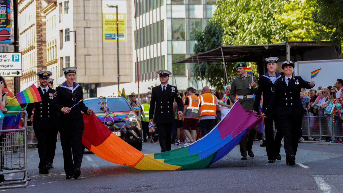 gay_commando's tweet photo. What an amazing day the crowds were great and the cheers for us were super loud at Manchester pride yesterday. Lots or really good pictures from the royal navy photographer May.
#pride #navypride #manchesterpride #marinespride #manchester #RN #RN #navy #ukpride https://t.co/rxbxb7me9V