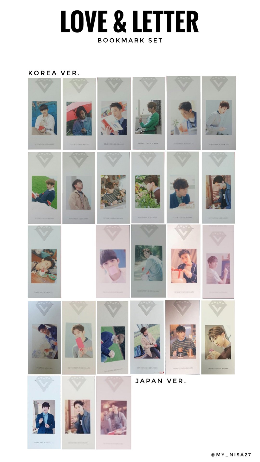 エスクプス ラブレター seventeen ポストカード トレカ