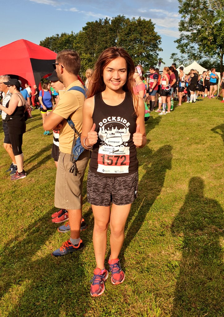 Crystal Dishman π π¬π§ π²π¨ (@crystaldishy) on Twitter photo Representing <a href="/DocksideRunners/">Dockside Runners</a> at the Severn Bridge Half Marathon 2019!
ππ½πββοΈ
Too hot to PB but can't sniff at 1hr46mins π
#halfmarathon
#severnbridgehalfmarathon2019 #wales #running
#raceday #visitwales #chepstow Representing <a href="/DocksideRunners/">Dockside Runners</a> at the Severn Bridge Half Marathon 2019!
ππ½πββοΈ
Too hot to PB but can't sniff at 1hr46mins π
#halfmarathon
#severnbridgehalfmarathon2019 #wales #running
#raceday #visitwales #chepstow