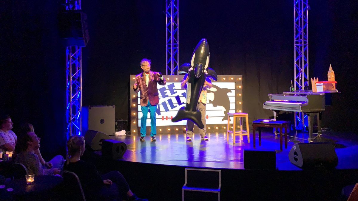 westendproducer's tweet photo. Today our special guest is the marvellous @hellojohnrowe ! Can he be my leading whale actor??? π³ Come today to find out. 4.40pm - Checkpoint. 241 tickets available! #dear #freewilly #edfringe @AssemblyFest https://t.co/RBezV9liY1 https://t.co/prEnrgHw2X