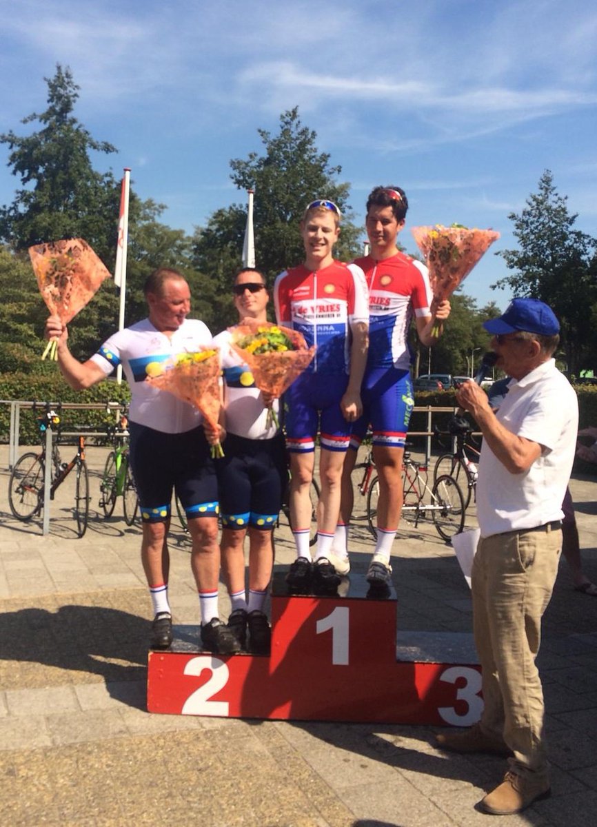 FryskeTandem's tweet image. Leon en @FabiandeWolf zijn overall 2e geworden en 1e bij de tandems! @Joannathan ook gefeliciteerd!