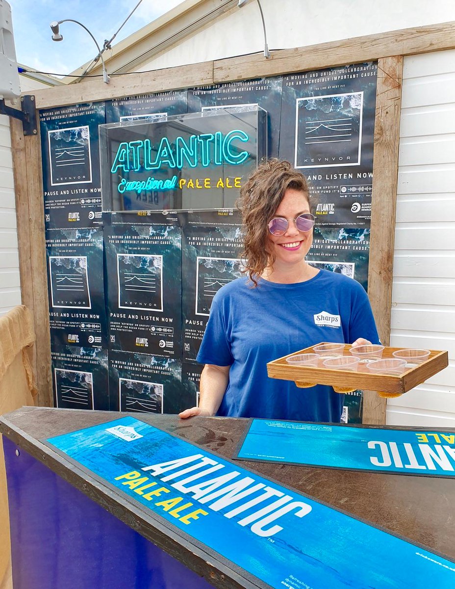 We’ve got another sizzling day at <a href="/thebigfeastival/">Big Feastival</a> ahead of us, if you’re here make sure you look out for the <a href="/SharpsBrewery/">Sharp's Brewery</a> team... We’re sampling our #AtlanticPaleAle all day, so head on down, have a chat to the team and try a beer perfect for a hot summer’s day! #Cheers 🍻