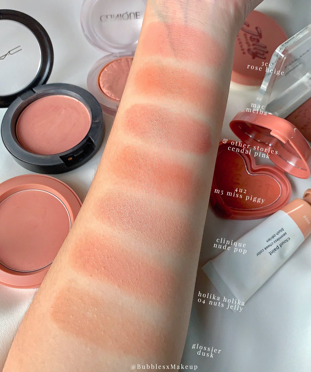 ᴘᴇᴀᴄʜ ʙʟᴜsʜ 🍑🍑🍑

` สวอชรวมบลัชสีพีชๆที่เราชอบ ชมพูอมส้ม ยกพีชมาทั้งสวนน ใช้บ่อยใช้จริงทุกอันเพราะเป็นโทนที่ใช้ง่ายๆ คิดอะไรไม่ออกก็แต่งโทนพีชไว้ก่อน5555555 จริงๆเคยรีวิวไปหมดแล้วแหละแต่มาสวอชเทียบสีให้ดูกัน ‘